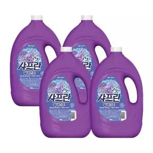 샤프란 실내건조 섬유유연제 아로마 브리즈 3.1L x 4개