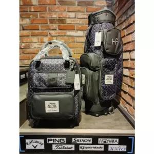 2026 힐크릭 여성 휠 캐디백 골프백 세트 블랙
