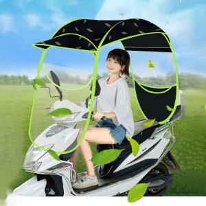 윈드스크린 배달 스쿠터 우산 비바람 햇빛가리개 캐노피 오토바이캐노피 바이크 윈드 스탠다드