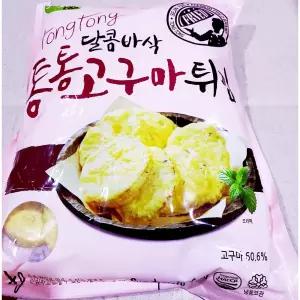 고구마튀김 (20-30개 1K) X10 냉동 즉석 간편 요리 캠핑 술안주 호프 맥주 간식용