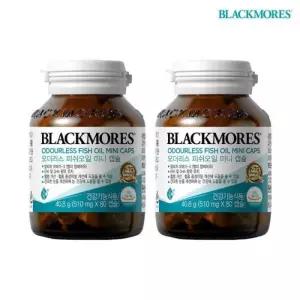 블랙모어스 NEW 오더리스 피쉬오일 오메가3 미니 80정 2병