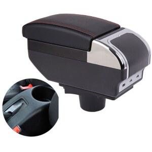 레이콘솔박스 차량 가죽 자동차 콘솔트레이 커버 박스 스파크 통료 보관 팔걸이 범용 확장형