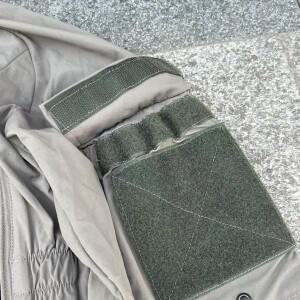 전술용 ORC 그레이 소프트쉘 재킷 PCU L5 1세대 160D 무광 나일론 후드 윈드브레이커