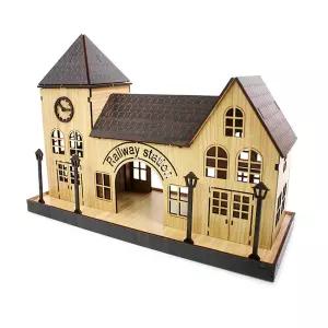 미니빌리지기차역 모형조립 DIY미니어처하우스