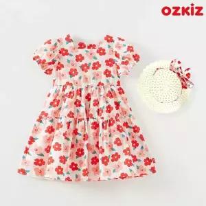 [국내백화점 출고] 오즈키즈 레드블로썸 아동 여아 여름 원피스(모자세트) [인기상품] 선물추천