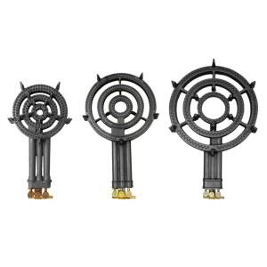 세트 준저압 /업소용 가스 화구 초벌 야외 8인치 화덕 뜰채 버너 스틸 이소 바베큐