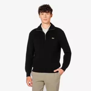 매장정품 LACOSTE 라코스테 남성 [3컬러 택1] 립조직 반집업 풀오버 남자 긴팔 하프집업 니트 AH401E-55N_3