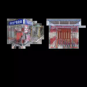 배전반 보호쉘터 전기함 방폭 안전펜스 방우 철제 공사현장