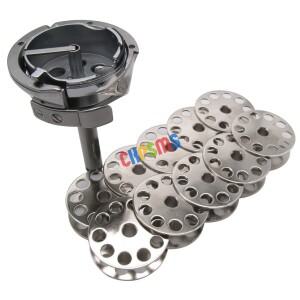 1SET 265093 + 264645 대용량 로터리 후크 및 보빈 (Singer 144W Adler 220 CONSEW 744R)