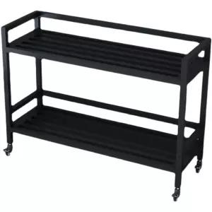 다이소화분받침대 베란다 다육이 블랙 휠 철제 60cm