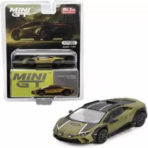 미니 GT 1 64 람보르기니 우라칸 스테라토 베르데 GEA 매트 한정판 MGT00779와 호환되는 수집품 다이캐스트