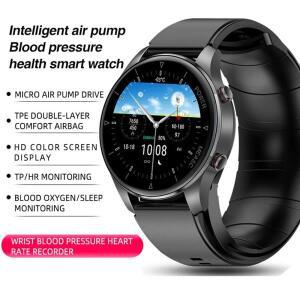 공기 펌프 + 에어백 유형 진정한 혈압 스마트 시계, IOS 안드로이드용 온도 실제 데이터 의료 혈압계 Smart