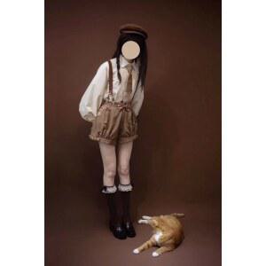 탐정옷 형사 복장 복고옷 졸업사진 코스튬 붉은색 세트 연극무대