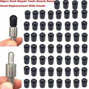 페인트리스 덴트 수리 해머용 고무 팁 및 후크 PDR 킹로드 팁  10 개  30 60 개