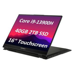 크리에이터 포토그래퍼 디자이너 백라이트 i9-13900H S SSD 40GB 2TB Win 인텔 투인원 키보드 Pro ASUS Vivobook 16인치 1080p 웹캠 터치스크린 11 플립 노트북 Copilot용 16 FHD 14코어 w RAM