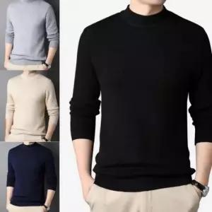 [의류] 남성 여성 터틀넥 반목폴라 니트 스웨터 긴팔 얇은 이너 가을 겨울