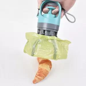 패바터 개똥 스쿠퍼 휴대용 개 발톱 똥 가방 디스펜서 포함 무터치 픽업 소형 중형 및 대형견용 피커 상부