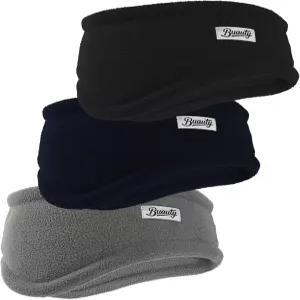 남성용 뷰티 3피스 이어 워머 머프 머리띠 추운 날씨 러닝 사이클링용 겨울 이어머프 커버