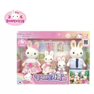 콩지래빗 행복한 가족 인형 미니 완구