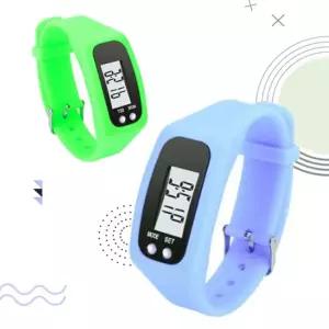 만보기 손목 팔찌 시계 스포츠 디지털 실리콘 케이스 포함 상품