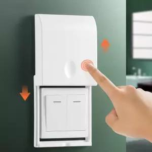 안전커버 벽 콘센트 가리개 슬라이딩 티비 박스 덮개