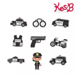 유치원 목욕놀이 스티커 경찰 물놀이 유아목욕용품 선물 목욕장난감