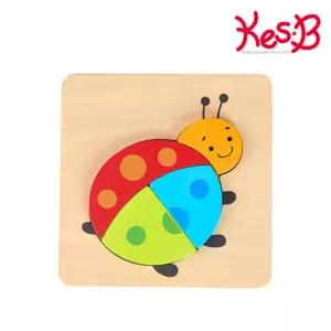 유치원 퍼즐영역 큰 조각 퍼즐 무당벌레 유아교구 아기선물 감각발달