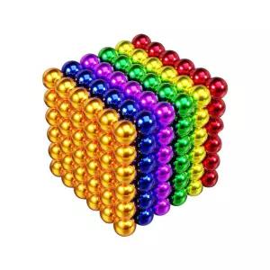버크 자석공 사각 바커 무지개 자력 볼 구슬 마그네틱큐브 네오디움 교육 블록 완구