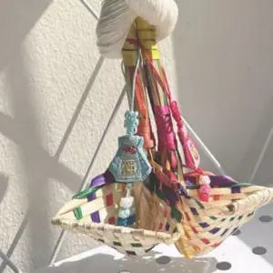 PA 전통공예 액막이 복조리 인테리어 소품 복조리개 한국 미니 외국인 선물 집