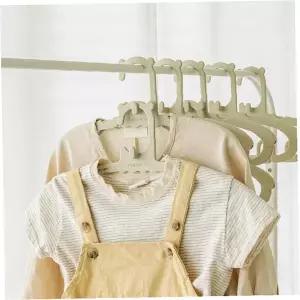어린이 옷걸이 길이조절 가능 정리용 플라스틱 행거 아기방 옷장 수납