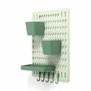 [라일리생활건강] Rly 페그 보드 선반 그린 벽걸이선반 패그보드