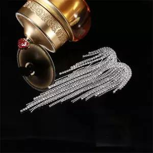 여성용 하트 술 브로치 골드 실버 라인석 핀 결혼식 파티 사무실 브로치 선물