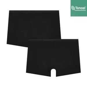 [수아팜] 주니어 여아 순수 모달 드로즈 2매 세트_블랙