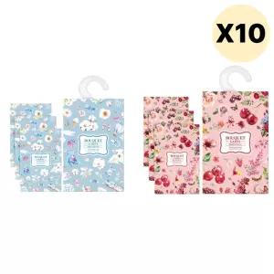 부케가르니 파우더 블체 향 옷장 방향제 L 8개 X10 BNA