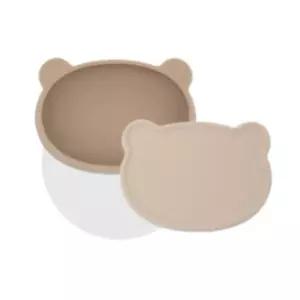 블루마마 유아 실리콘 식판 이유식 준비물 샌드베이지 BNA