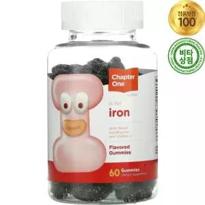 챕터원 아이 이즈 포 아이언 철분 + 비타민 C 60정 구미 젤리 I Is for Iron Vitamin