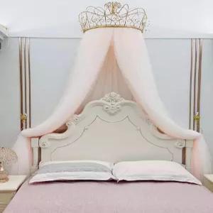 여아캐노피 공주모기장 접이식 침대 커튼 웨딩 침실
