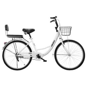 아줌마 자전거 여성 숙녀용 마실용 바구니 출근 여성용 클래식