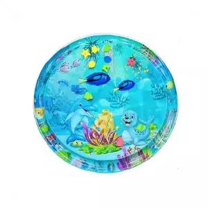 영아 배밀이 연습 물놀이 매트 감각 발달 놀이 매트 바다 패턴 가정용