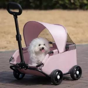 소형견용 미니 카트형 접이식 유모차 Y254635 가벼운