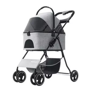 본체분리 이동장활용 애견용 접이식 유모차 Y256843