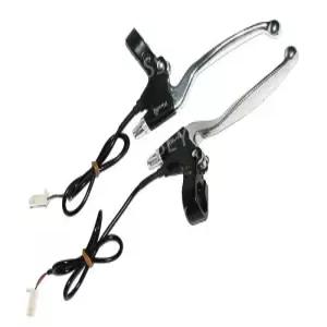 전동킥보드브레이크레버 은색 손잡이 전기자전거