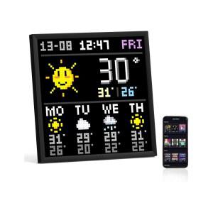 Pixoo64 인테리어 픽셀아트 디지털 액자 64 불빛 디붐 앨범 그림 동영상 전자