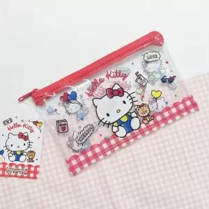 산리오 고전 헬로키티 pvc 클리어 파우치 스몰