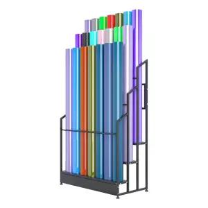 롤 필름 거치대 원단 디스플레이 샘플 선반 포장재 모델