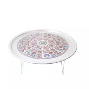 옛날밥상 원형밥상 원형 밥상 좌식밥상 전통밥상 알루미늄 좌식상 좌식테이블