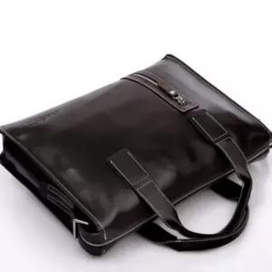 남성 직장인 레더 파우치 노트북 고급 가죽 서류 가방