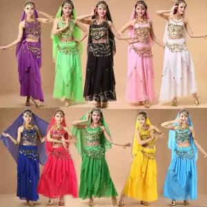 의상 여성 팬츠 쉬폰 망사 라인댄스 세트 댄스복 밸리댄스 바지