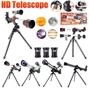 망원경 고성능 쌍안경 휴대용 렌즈 야간 잠만경 천체 HD 고배율 접안 렌즈 천체 망원경, 학생용 전문 단안