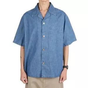 6V3DB03LAL4 558 포켓 데님 반팔셔츠